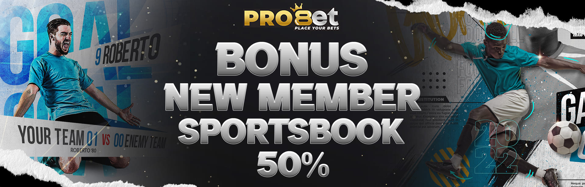 BONUS NEW MEMBER SPORTSBOOK 50%	