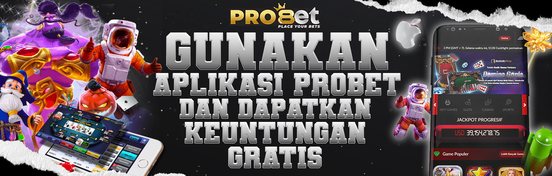 GUNAKAN APLIKASI PRO8ET DAN DAPATKAN KEUNTUNGAN GRATIS 